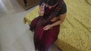 Hot Indian Desi village housewife was sex with her devar in clear Hindi talk